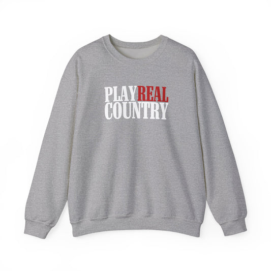 Play Real Country Crewneck Sweatshirt