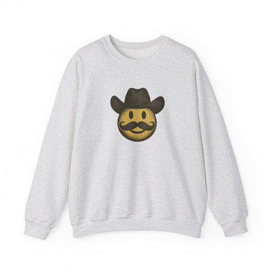 Cowboy Emoji Crewneck Sweatshirt